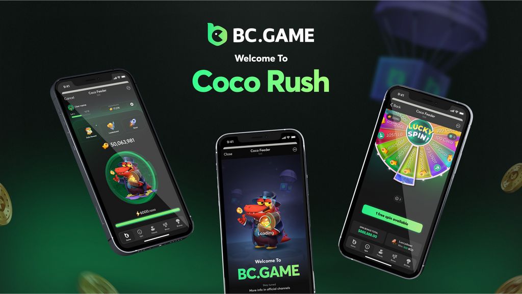 Mine video game at BC.Game